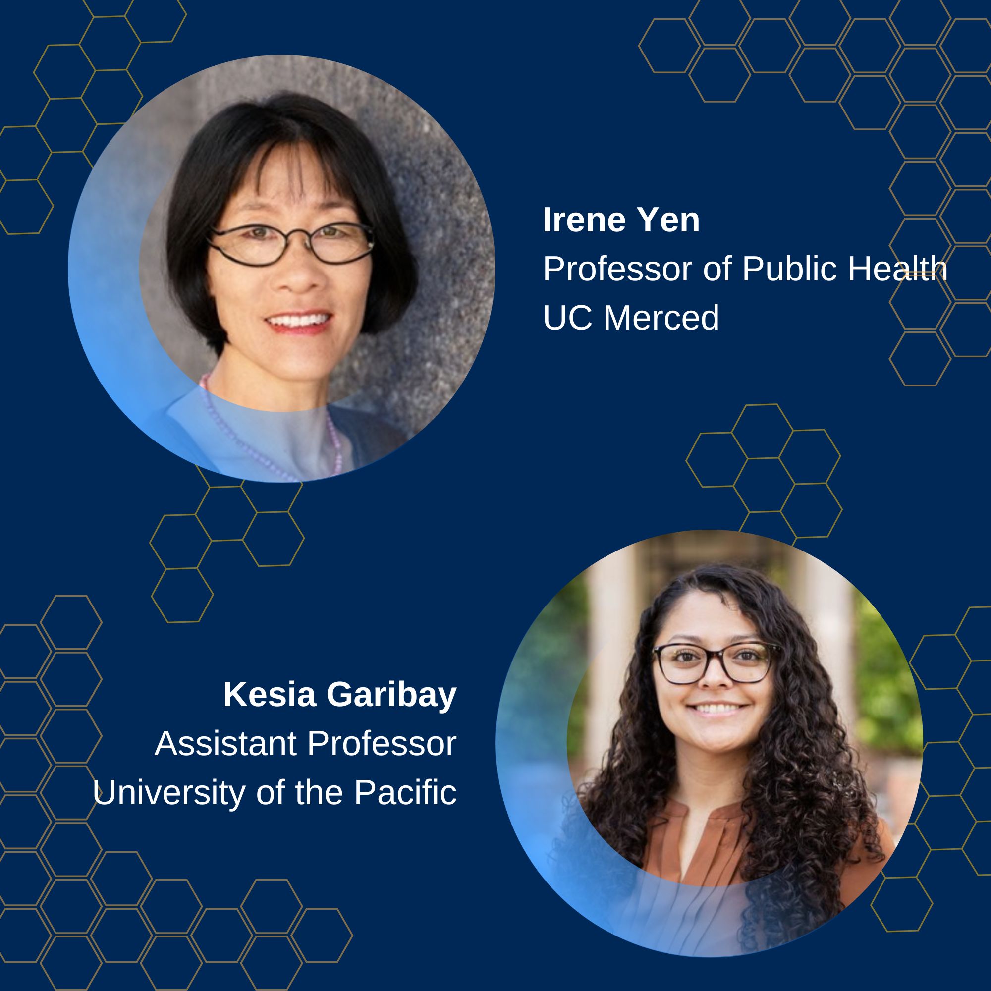 Picture of public health faculty and grad student