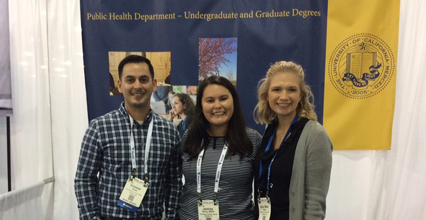 Graduate students at the APHA meeting