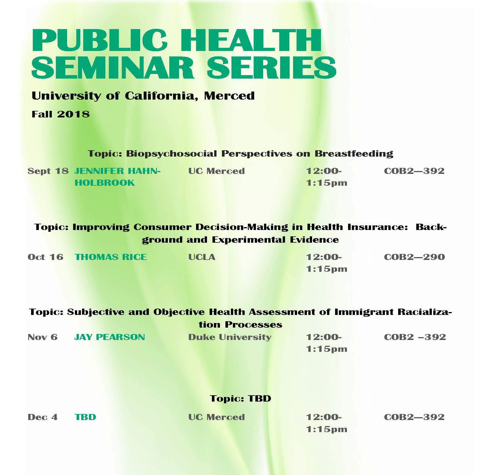 seminar presentation on public health