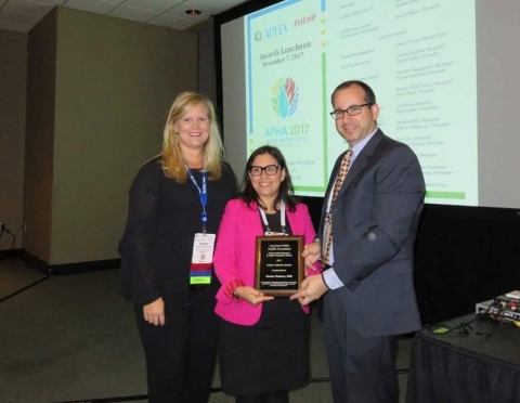Dr Ramirez APHA Award UC Merced Public Health